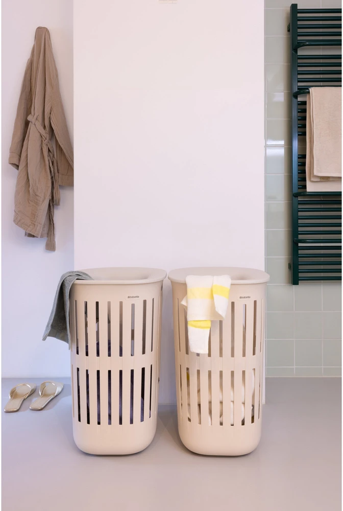 Brabantia laudry basket Collect 55l, soft beige