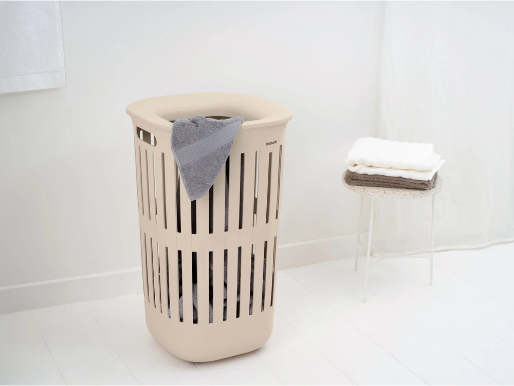 Brabantia laudry basket Collect 55l, soft beige