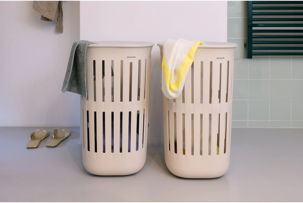 Brabantia laudry basket Collect 55l, soft beige