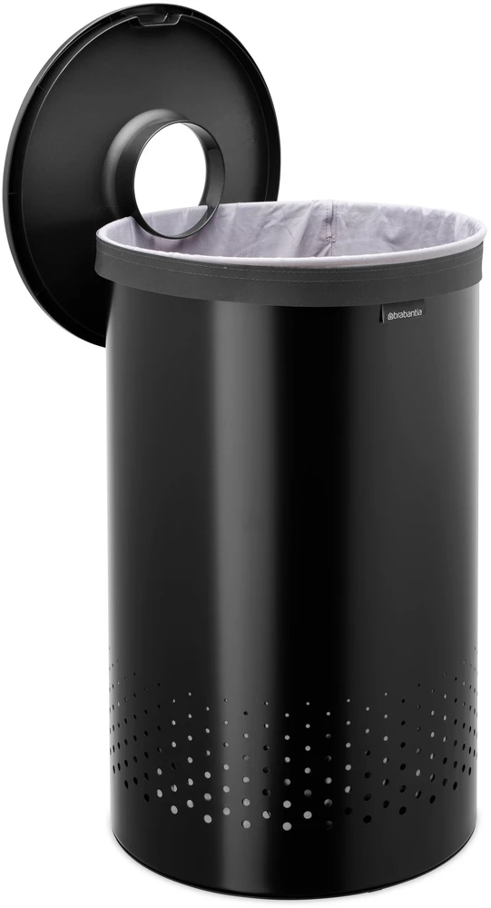 Brabantia Skalbinių dėžė, 60L - Matt Juodas