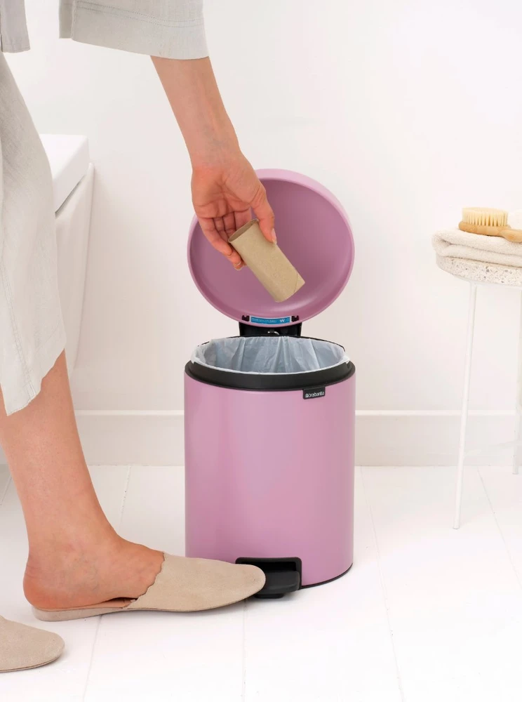 Krepšys skalbiniams Brabantia Šiukšliadėžė Newicon 5 L Lilac Rožinė