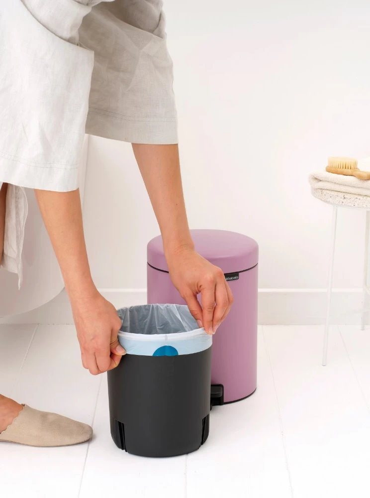 Krepšys skalbiniams Brabantia Šiukšliadėžė Newicon 5 L Lilac Rožinė