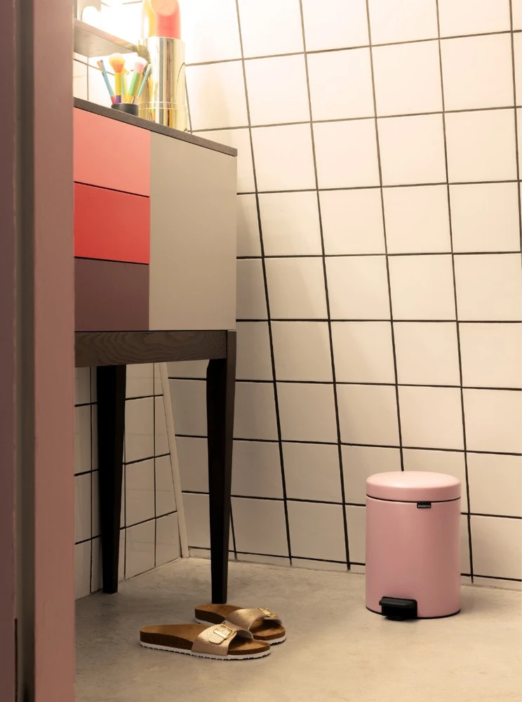 Krepšys skalbiniams Brabantia Šiukšliadėžė Newicon 5 L Lilac Rožinė
