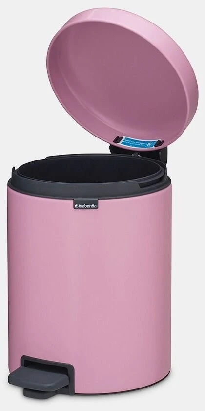 Krepšys skalbiniams Brabantia Šiukšliadėžė Newicon 5 L Lilac Rožinė