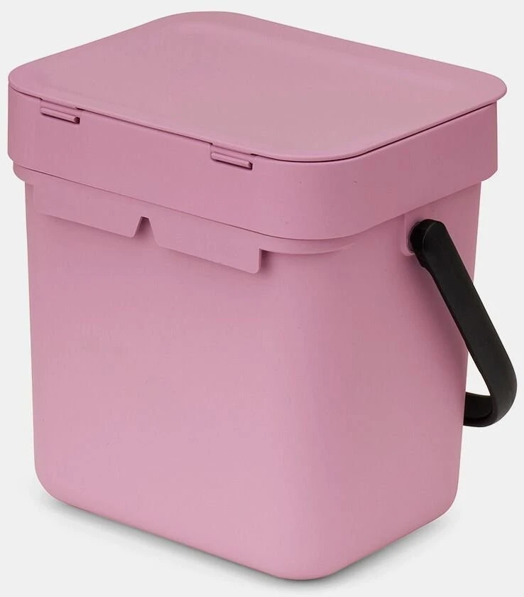 Krepšys skalbiniams Brabantia Sort & Go Krepšys na odpady. Lilac Rožinė 3 L