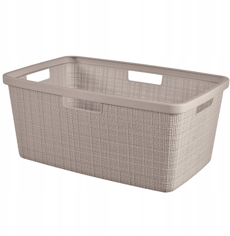 Krepšys skalbiniams Curver Jute 46 l taupe (263718)