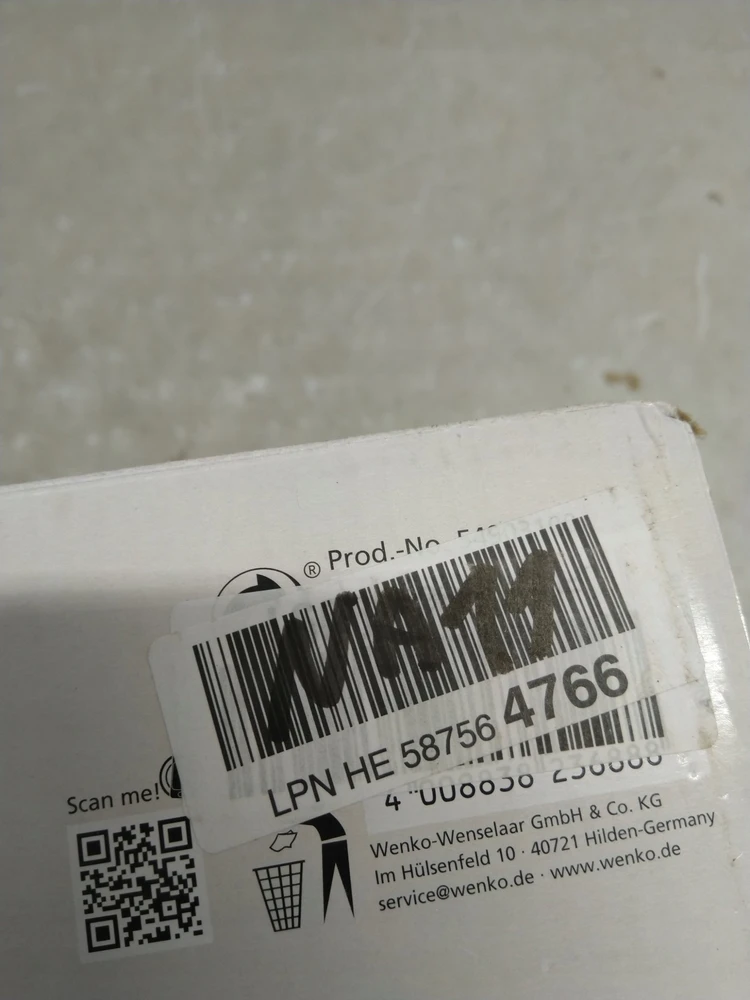 Wenko 54903100 12 l pilka