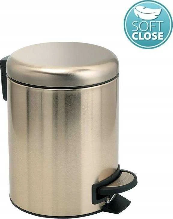 Šiukšliadėžė GEDY POTTY 320987, aukso, 3 l
