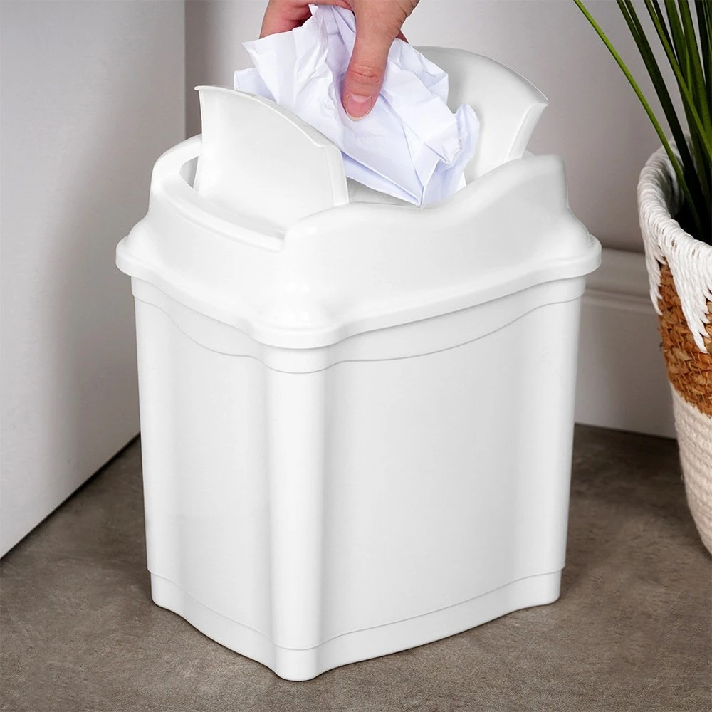 Stefanplast Plastikinė šiukšliadėžė 5 l - Balta - Universalus