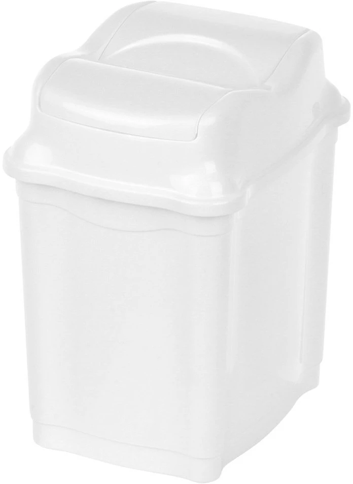 Stefanplast Plastikinė šiukšliadėžė 5 l - Balta - Universalus