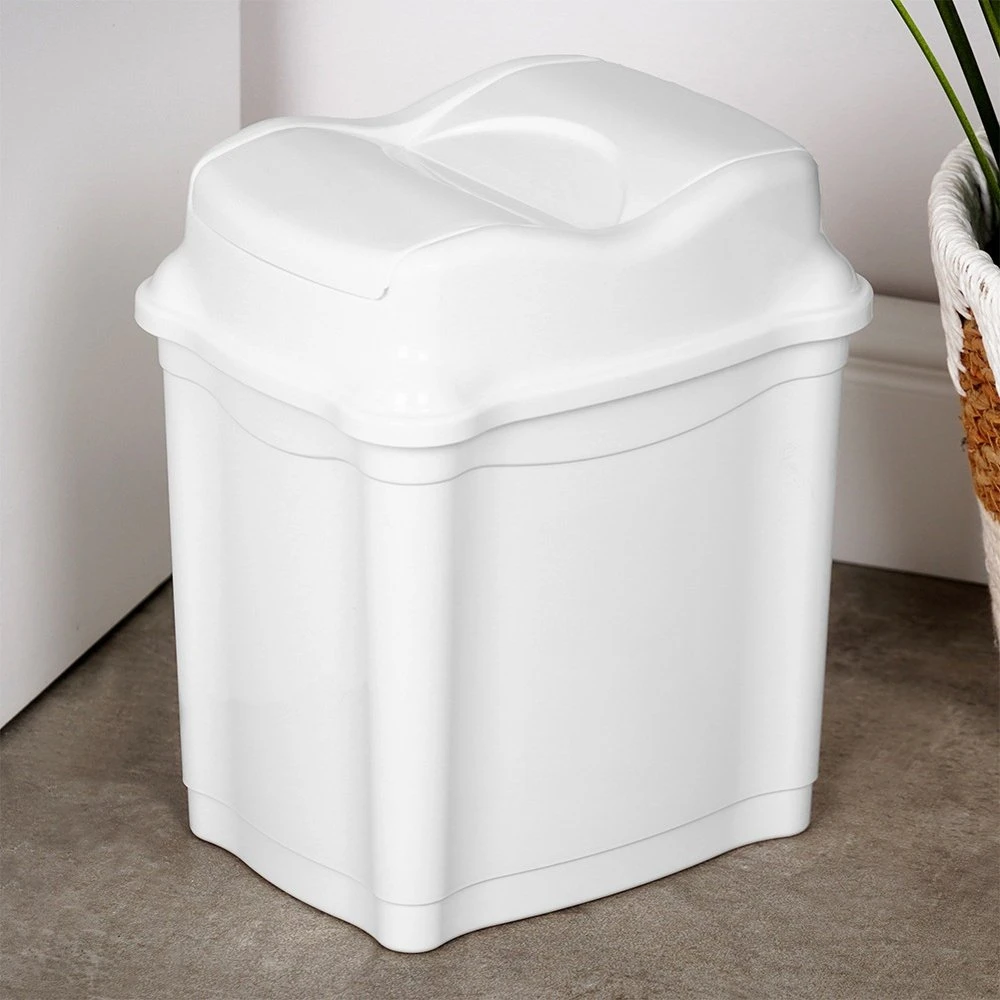Stefanplast Plastikinė šiukšliadėžė 5 l - Balta - Universalus