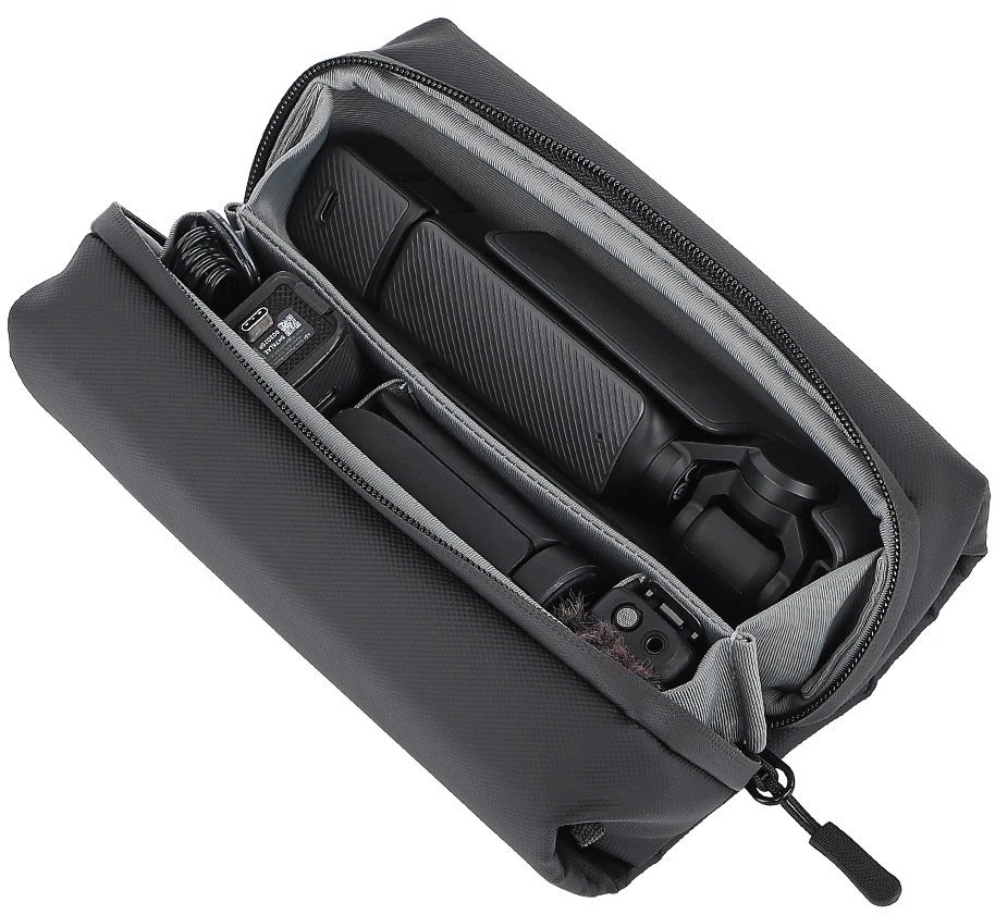 Krepšys SunnyLife Dėklas Dėklas Organizer Case Skirtas DJI Osmo Pocket 3 / Insta360 X5 / Go 3s / B018-d / Juoda (SB11966)