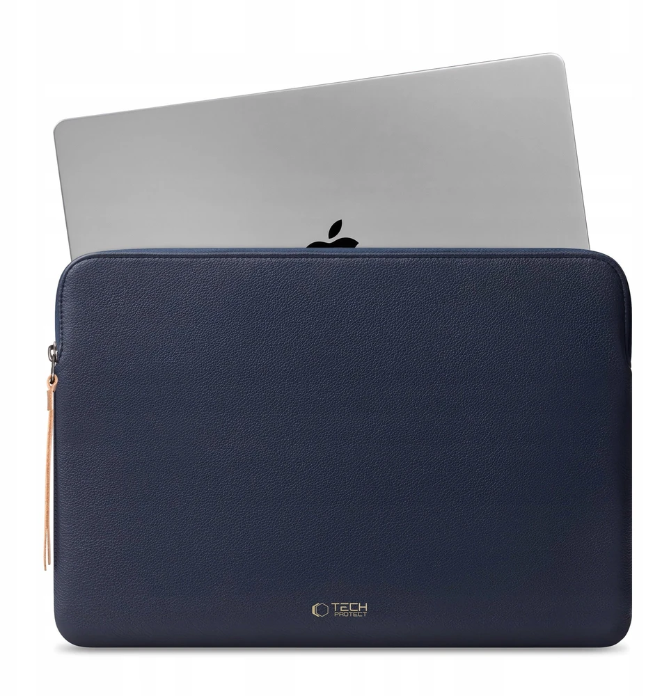 Tech-Protect Fleece nešiojamojo kompiuterio rankinė 13-14" - Mėlyna
