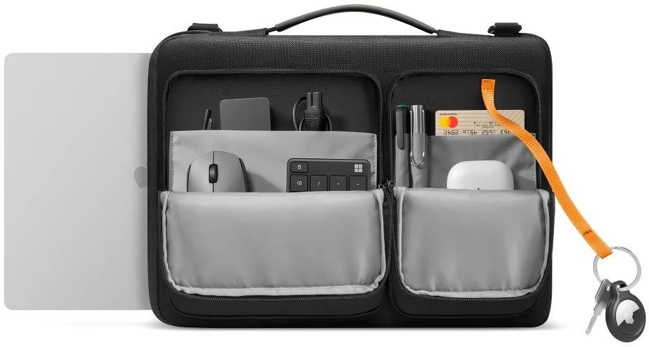 Tech-Protect Defender Bag for 17" Nešiojamas kompiuteris - Juodas