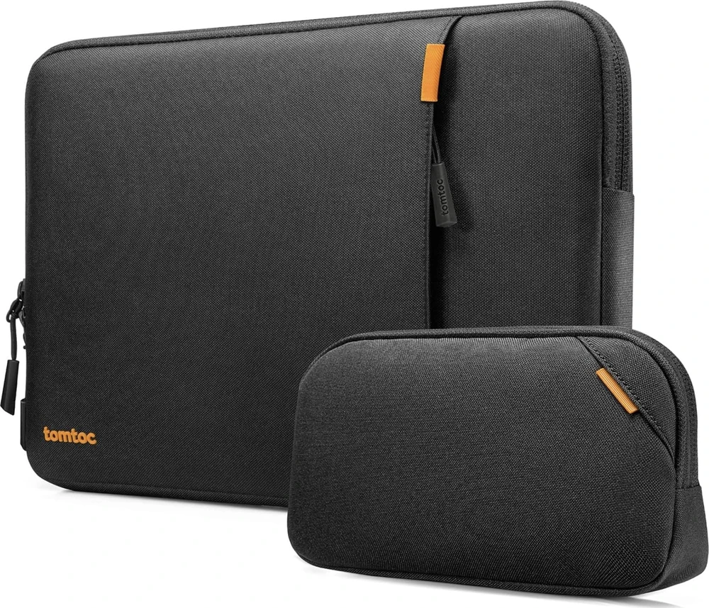 Carruzzo tomtoc A13F2DV Defender-A13 Nešiojamas kompiuteris Sleeve Kit 16″, Juodas