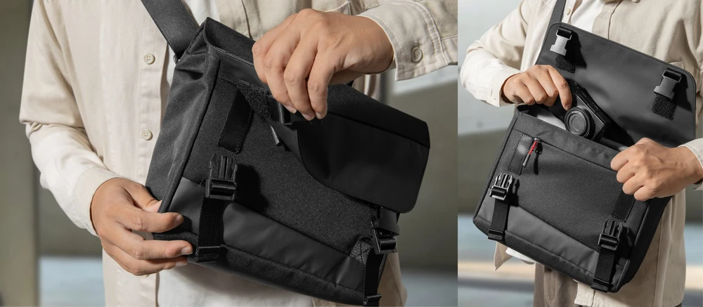 TOMTOC Slash-T27 11''/6.5L Bag (Juodas)