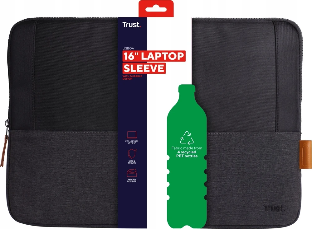 Trust Computer Products „Trust Lisboa“, įmautės formos dėklas, 40,6 cm (16 colių), 208 g