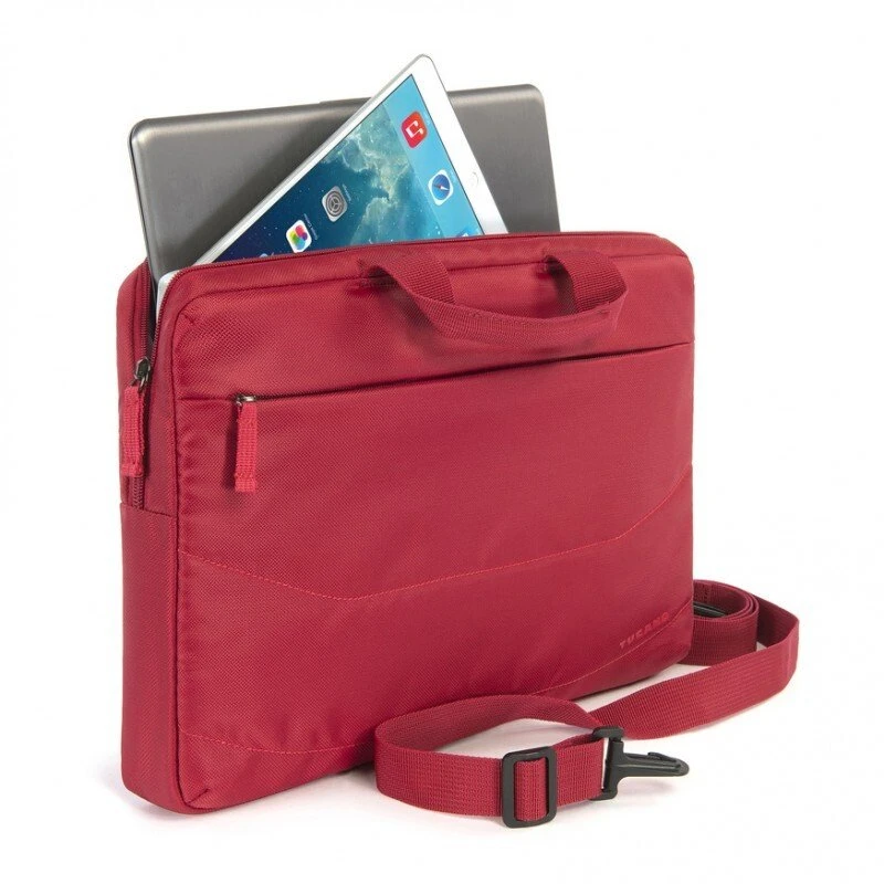 Tucano Borsa Idea set: 15.6″ krepšys kompiuteriui + pelė red