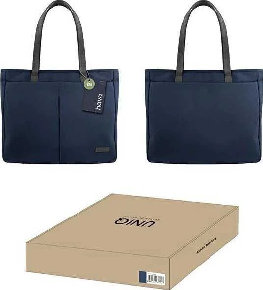 UNIQ krepšys kompiuteriui Hava 16″ indigo mėlynas RPET