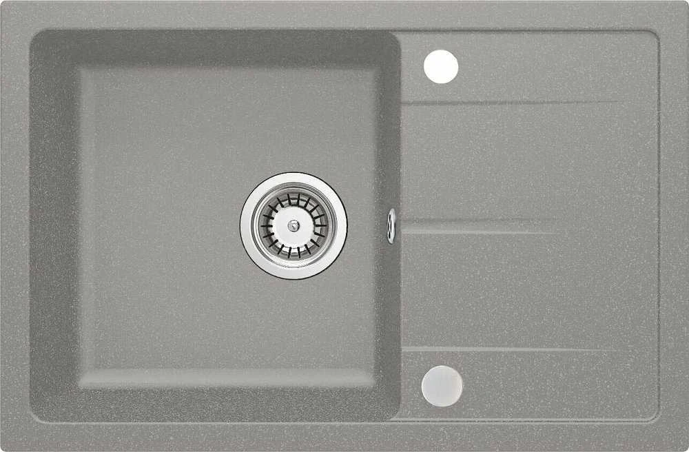 Deante granitinė virtuvinė plautuvė Deante Leda ZRD_S113, Metallic pilkas
