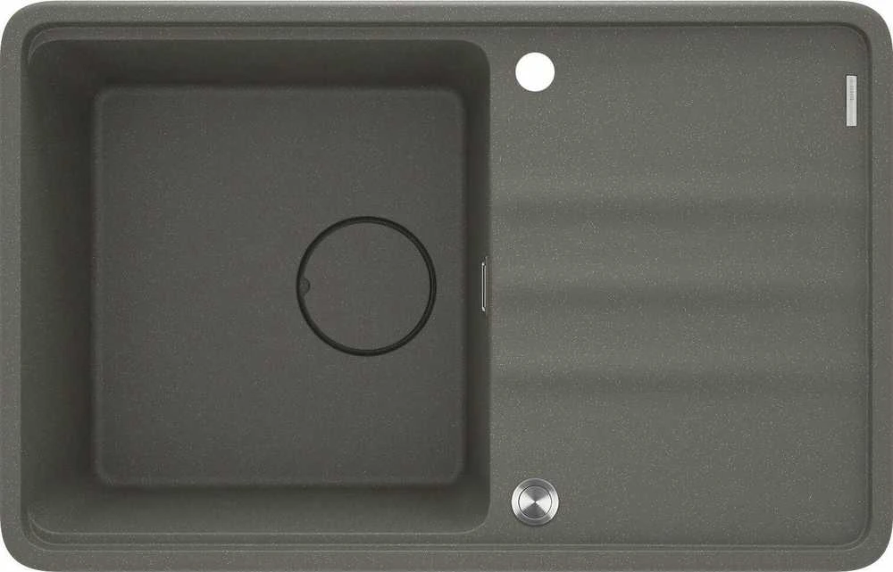 Granitinė virtuvinė plautuvė Deante Momi, ZKM_T113, Anthracite metallic