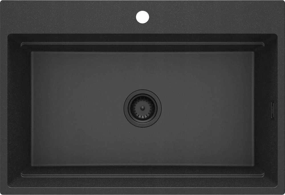 Deante granitinė virtuvinė plautuvė su magnetais Deante Magnetic ZRM_G10B, Metallic graphite