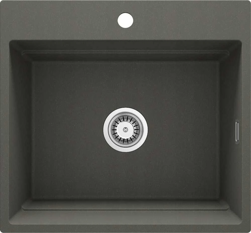 Deante granitinė virtuvinė plautuvė su magnetais Deante Magnetic ZRM_T10A, Anthracite metallic