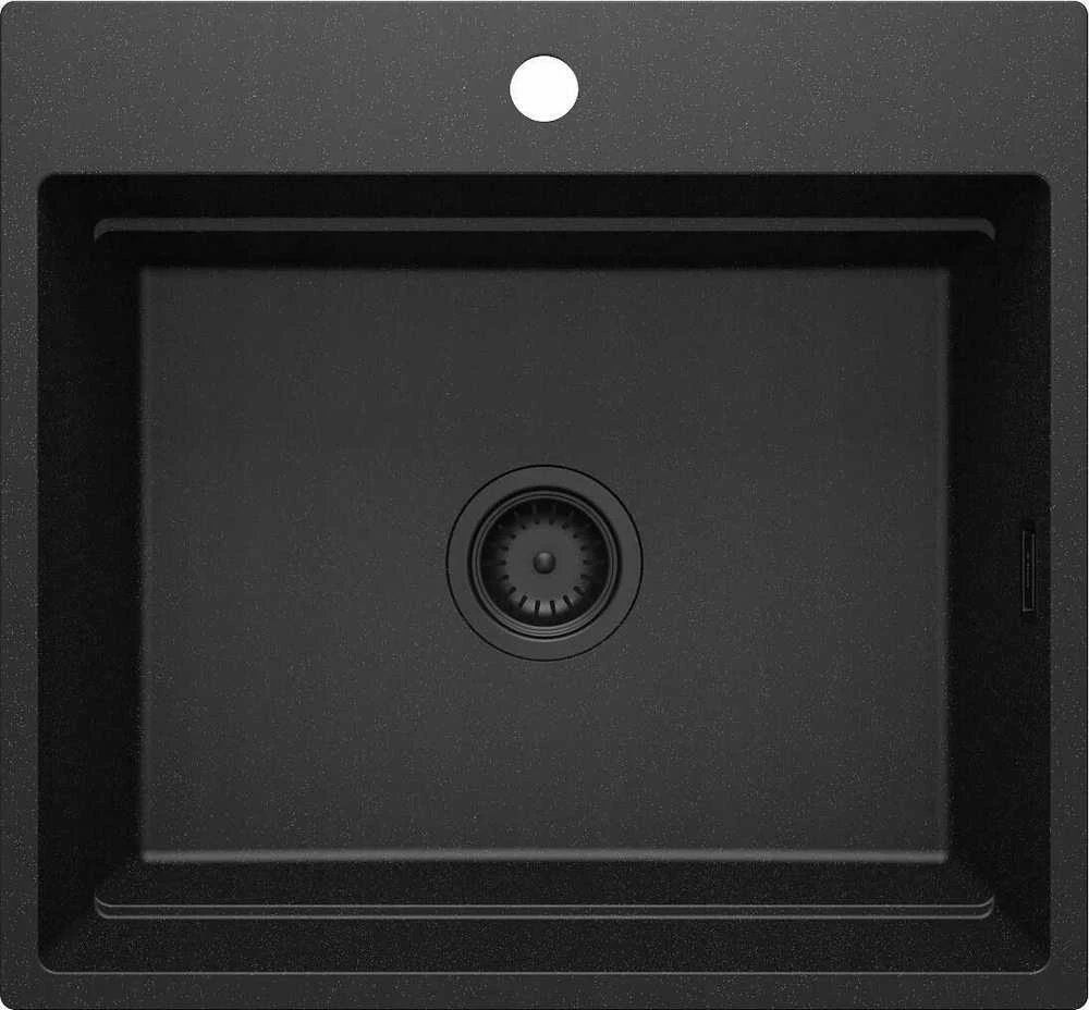 Deante granitinė virtuvinė plautuvė su magnetais Deante Magnetic ZRM_G10A, Metallic graphite