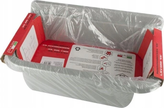 Hydroland Polipropileno plautuvė 55x34x21, juoda