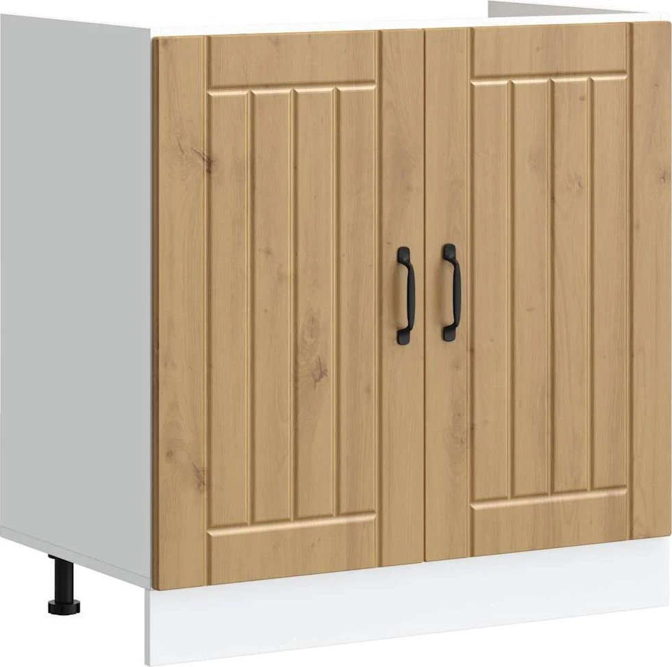 kriauklės pagrindo spintelė "Lucca" Artisan Oak Engineered Wood