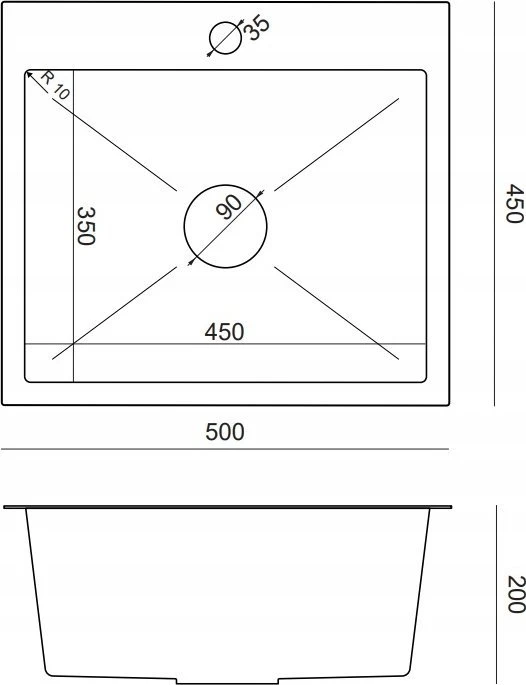 Plautuvė Quadron LUKE 100, ZH5045BS_3623500_BS