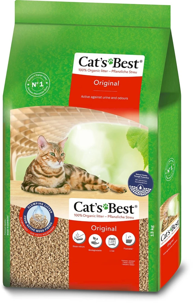 Cat's Best Eco Plus kraikas katėms, 13 kg
