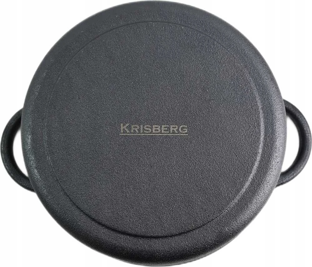 Krisberg Ketaus puodas 4,8 L kepimui BRYTFANNA katilas 26 cm Indukcinės dujos