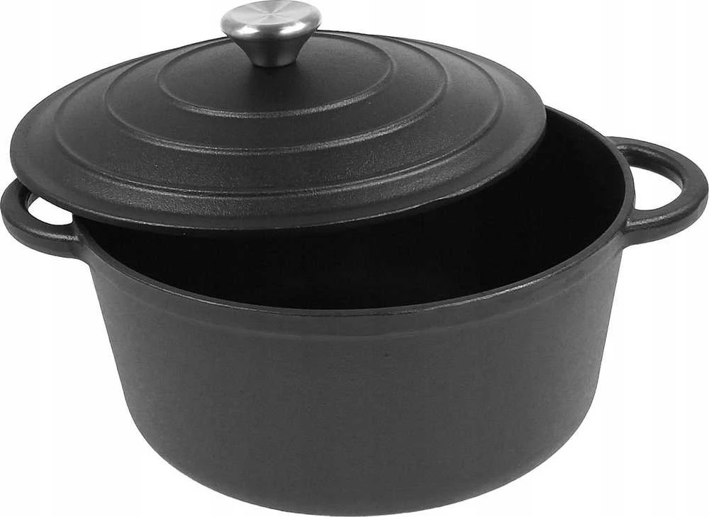 Krisberg Ketaus puodas 4,8 L kepimui BRYTFANNA katilas 26 cm Indukcinės dujos