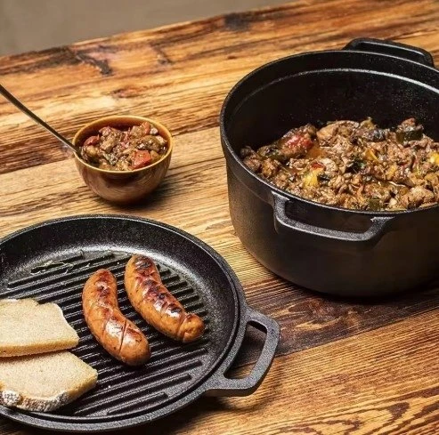 Krisberg Ketaus puodas su dangteliu 26 cm keptuvė Puodas keptuvė 4,5 L DUJŲ INDUKCIJA