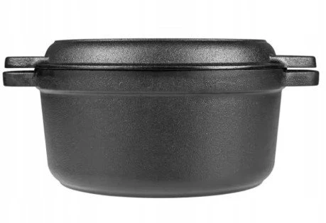 Krisberg Ketaus puodas su dangteliu 26 cm keptuvė Puodas keptuvė 4,5 L DUJŲ INDUKCIJA