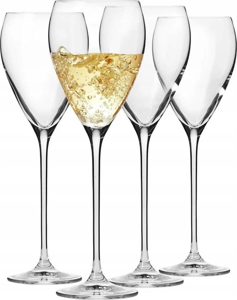 Vyno taurių komplektas Krosno PERLA, stiklas, 0.28 l, 4 vnt.
