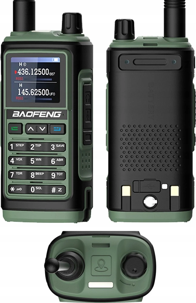 BAOFENG UV-17E WALKIE-TALKIE žalias