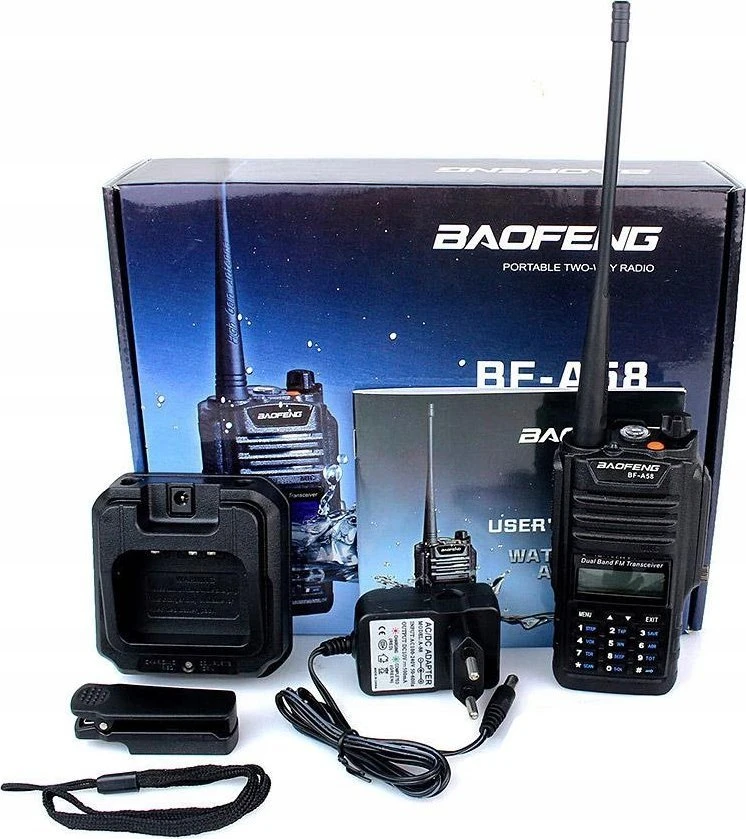 BAOFENG BF-A58 WALKIE-TALKIE Juodas