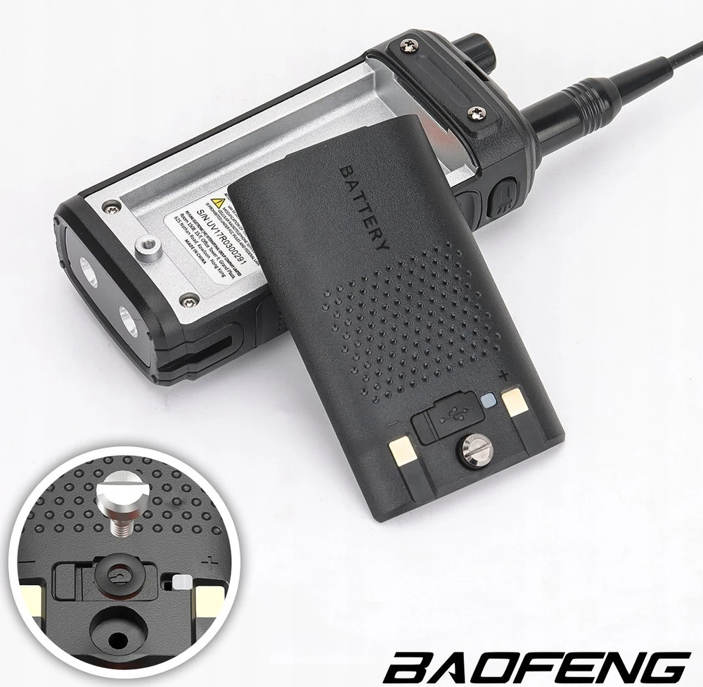 BAOFENG UV-17E WALKIE-TALKIE žalias