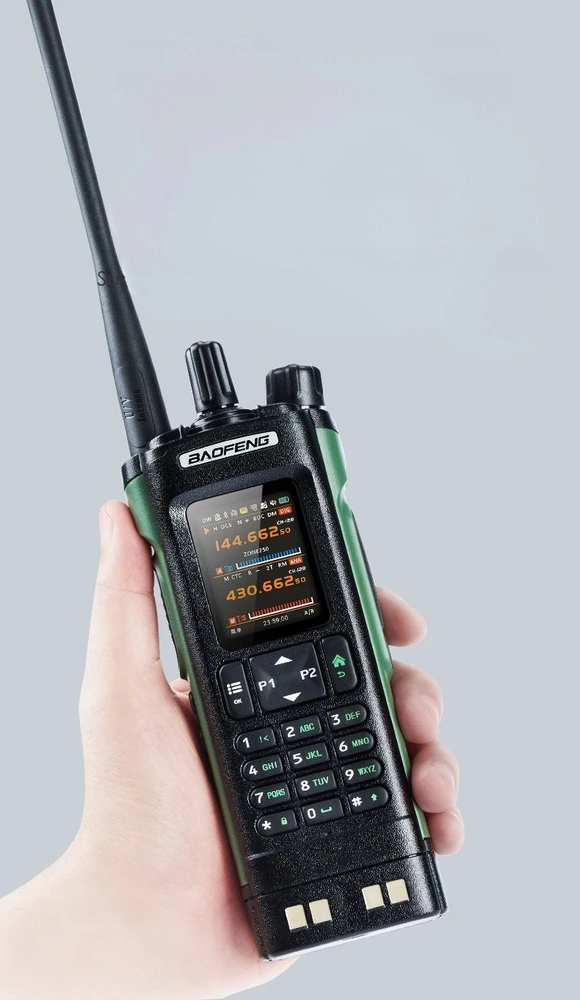 Baofeng DM-32E HTQ DMR GPS APRS radijo imtuvas + oro juosta