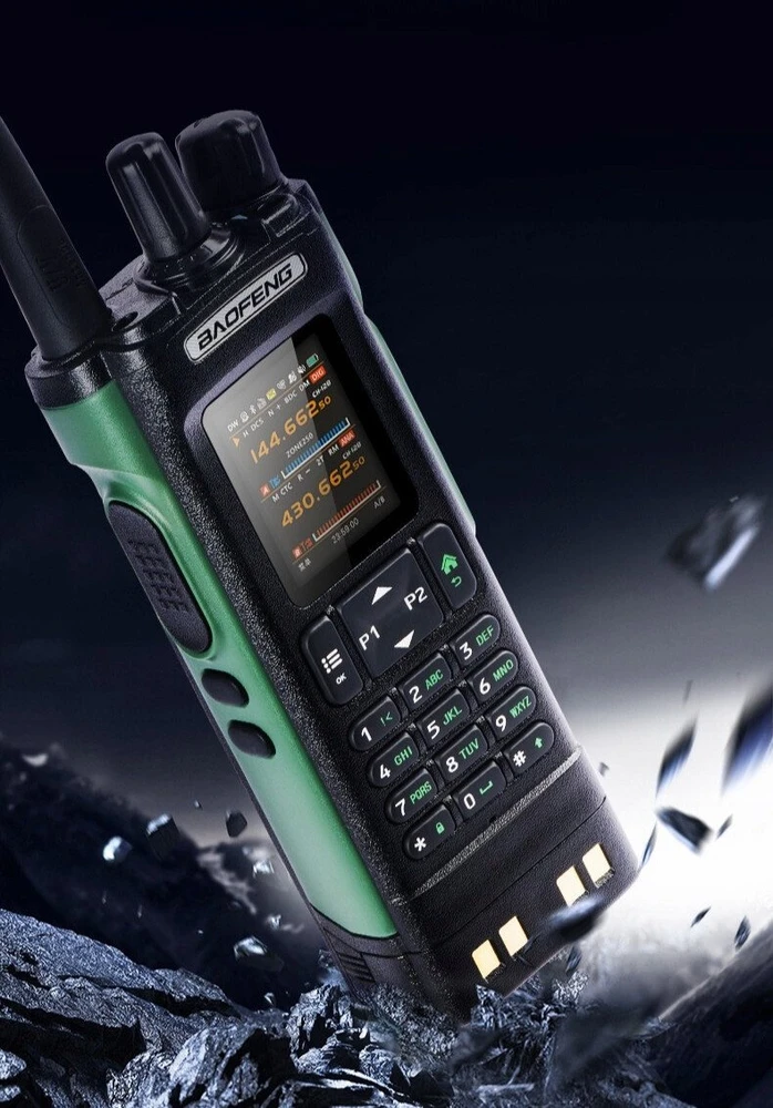 Baofeng DM-32E HTQ DMR GPS APRS radijo imtuvas + oro juosta