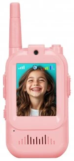 Žaislas - Redleaf WT2 Video Walkie-Talkie 300m Range Rechargeable Mėlyna/Rožinė