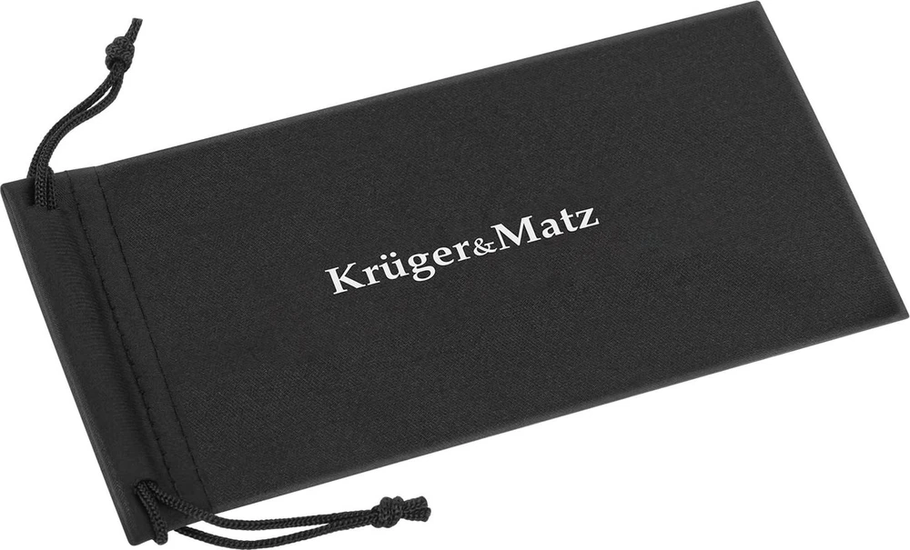 Kruger & Matz akinių dėklas su logotipu