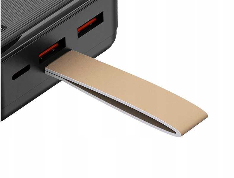 Kruger & Matz 30000 mAh ličio jonų išorinė baterija su QC ir PD funkcijomis