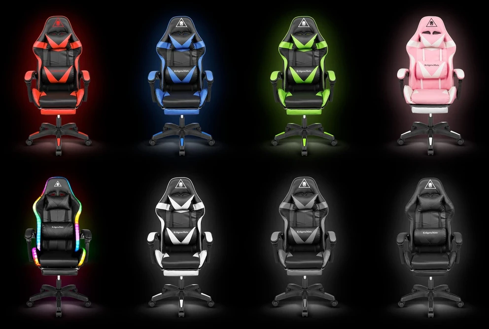 Kruger & Matz GX-150 žaidimų kėdė Juoda ir raudona