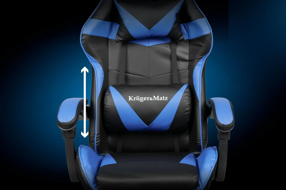 Kruger & Matz GX-150 žaidimų kėdė Juoda ir raudona