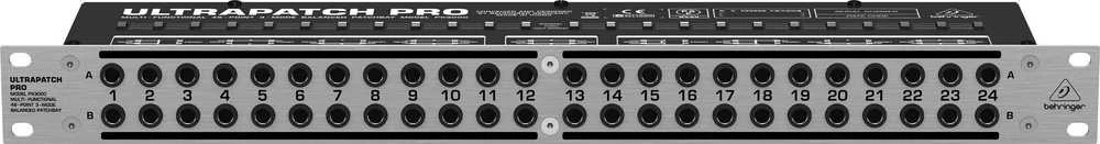 Behringer PX3000 komutacinė panelė