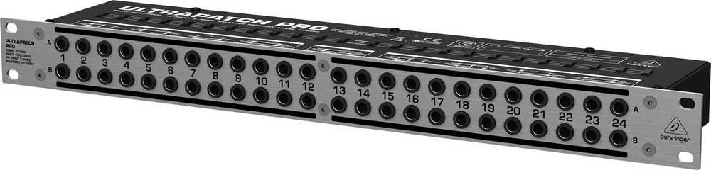 Behringer PX3000 komutacinė panelė