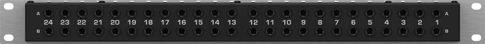 Behringer PX3000 komutacinė panelė